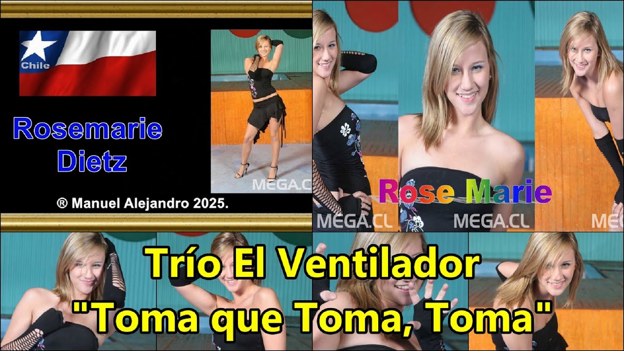 ROSEMARIE DIETZ - Trío El Ventilador - Toma que Toma, Toma - FOTOCLIP 4K ® Manuel Alejandro 2025.