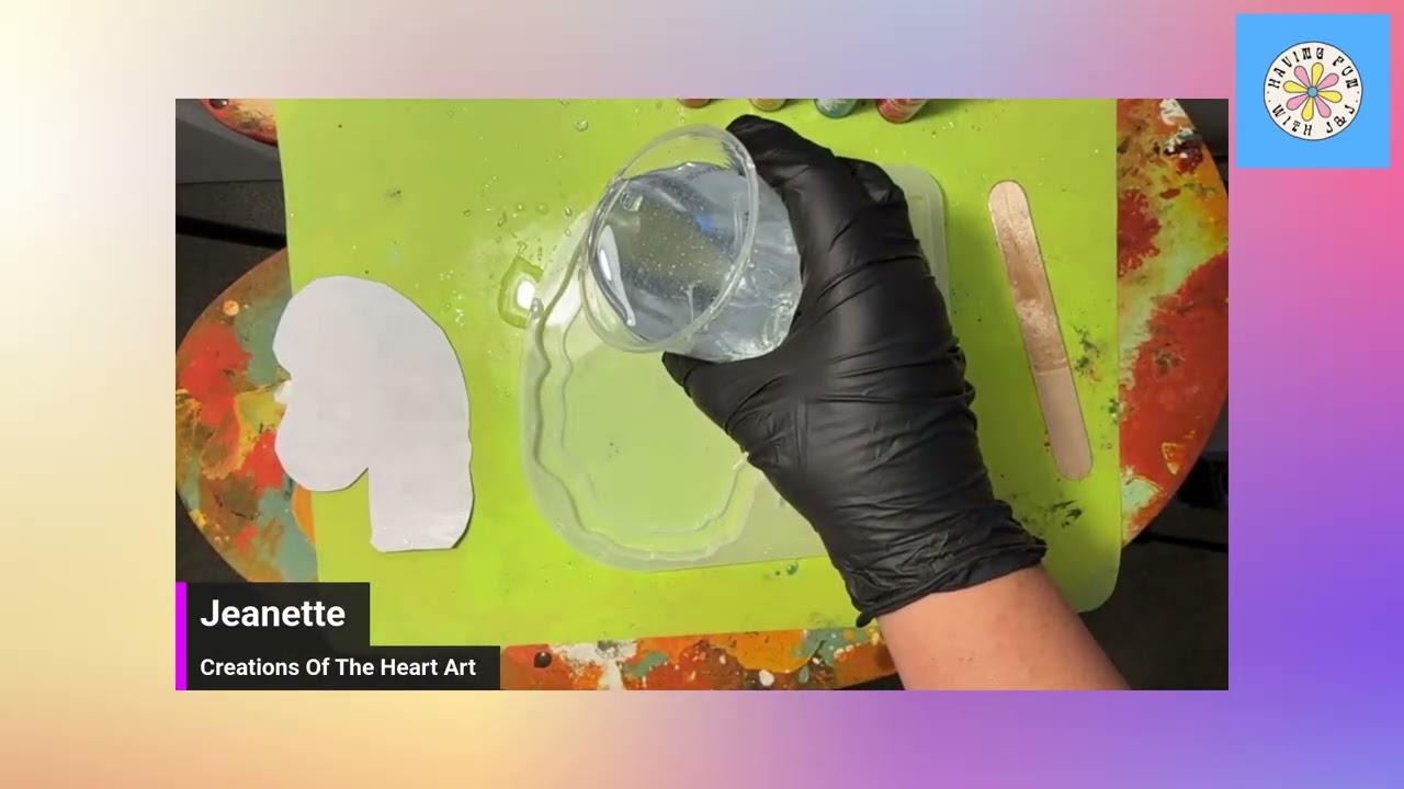 Creations of the Heart Art - Alcohol Ink frame