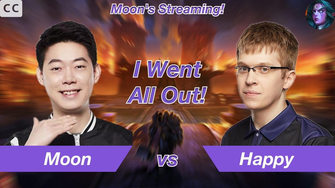 [Eng Sub] Warcraft 3｜Moon｜⭐️⭐️⭐️ I Went All Out!｜vs Happy[UD] on TM｜W3Champions