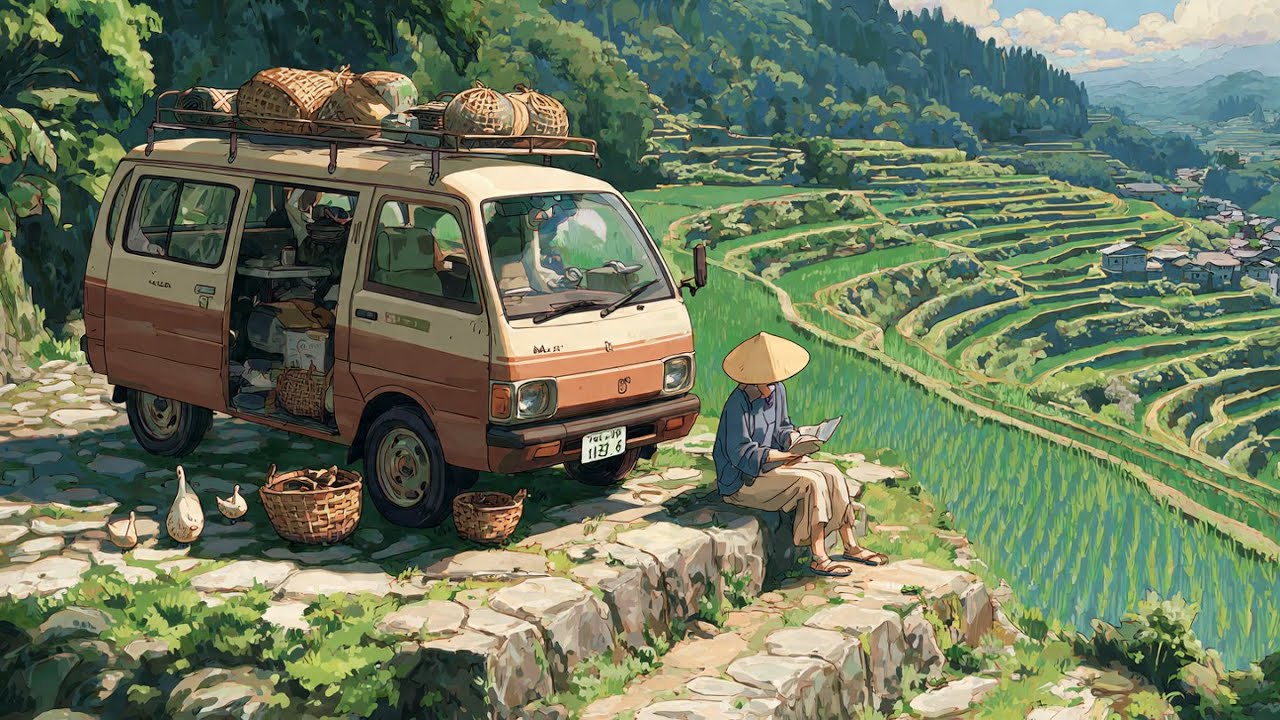 🚐 Lo-fi Van Roadtrip | Cozy Beats for Study, Work & Night Drives | Nonstop Lofi Live