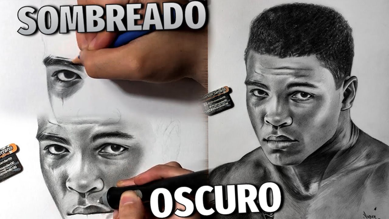 PIEL MORENA/ CÓMO SOMBREAR UN ROSTRO A LÁPIZ.