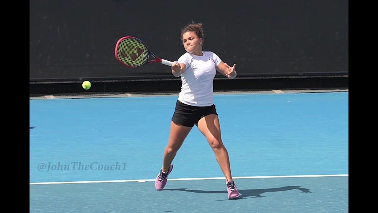 Jasmine Paolini - Tennis Training 2025  --  In  Slow Motion