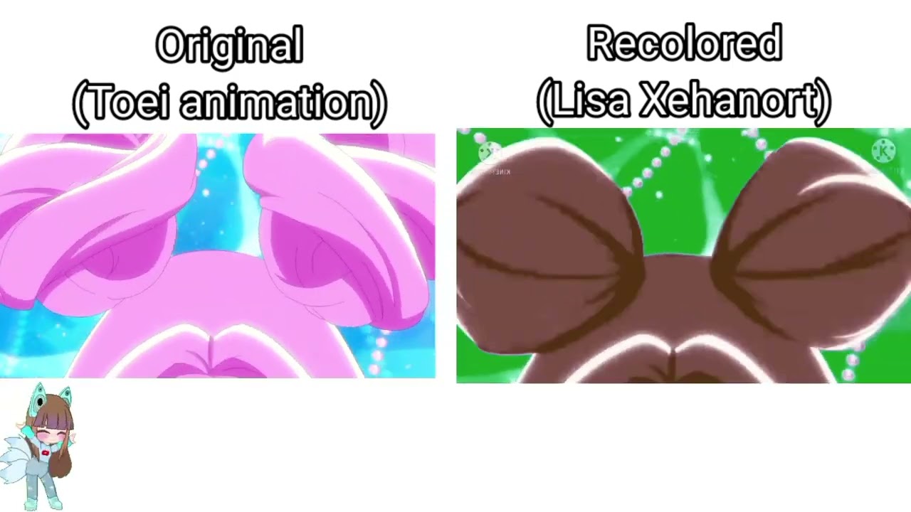 Original vs Traced/Stolen/recolored||Lisa Xehanort exposed Bonus part