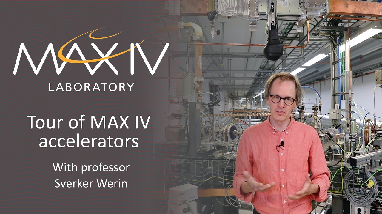 Tour of MAX IV accelerators with professor Sverker Werin