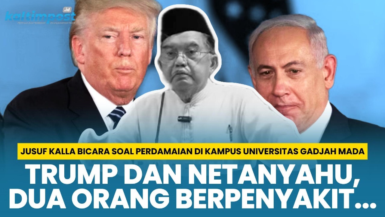 Jusuf Kalla Berbagi Pandangan tentang Konflik Global dan Penyebabnya di Masjid Kampus UGM