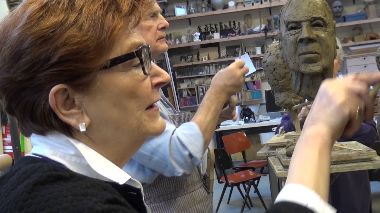 Felix van Breugel workshop 'portret boetseren'