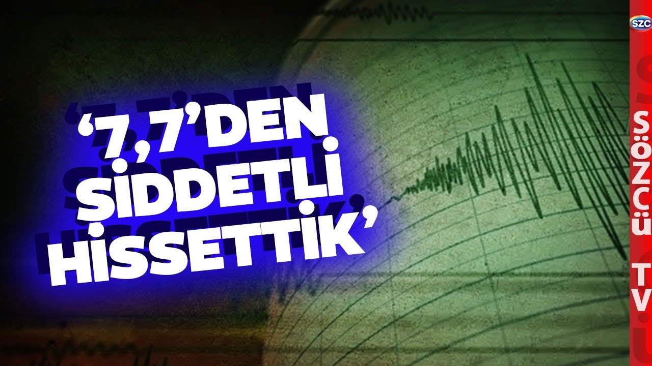 Usta Gazeteci Malatya Yeşilyurt'taki Depremi Böyle Anlattı! '7,7'den Şiddetli Hissettik'