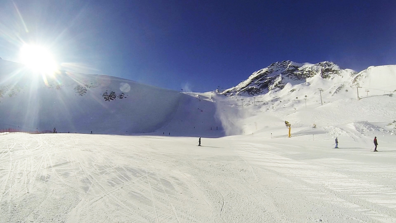 Sölden 15 km long descent Зельден спуск длиной 15 км