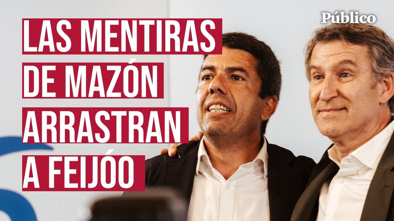 Las MENTIRAS de MAZÓN acorralan a FEIJÓO, que también mintió