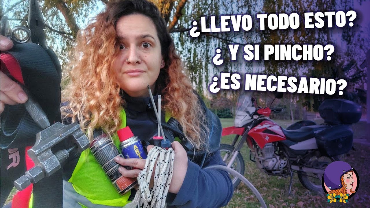 HERRAMIENTAS PARA VIAJE EN MOTO - Pinchaduras, combustible, rupturas, mantenimiento.