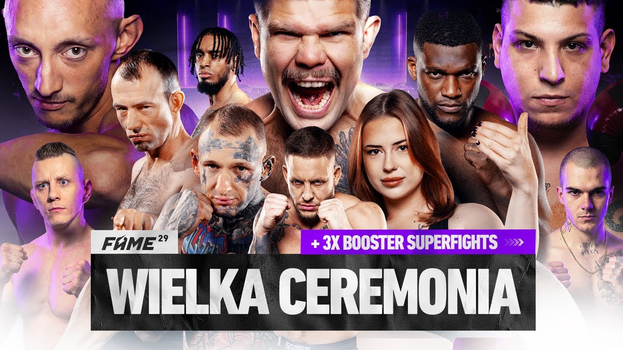 FAME 29: WIELKA CEREMONIA (WAŻENIE + BOOSTER + FACE2FACE)