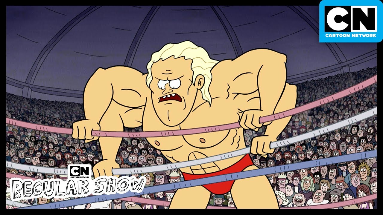 Pops In The Real Wrestling | Regular Show | Season 2 | Cartoon Network