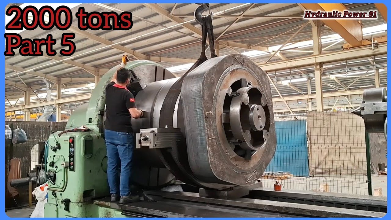 2000 Ton Hydraulic Cylinder Construction Process | Part 5 | Installation 