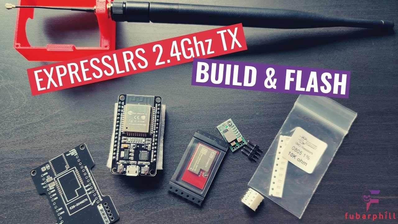 ExpressLRS 2 4Ghz Transmitter Module Build and Flash