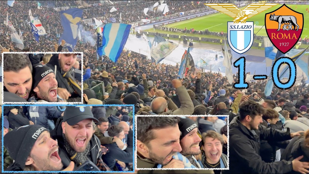 LAZIO-ROMA 1-0 | LIVE REACTION dalla NORD | Una VITTORIA MODERNA!