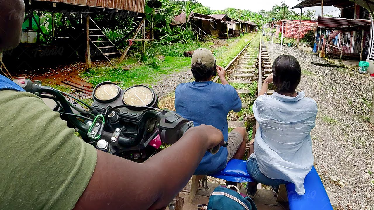Riding Weirdest and Cheapest Train of Colombia in Middle of Jungle