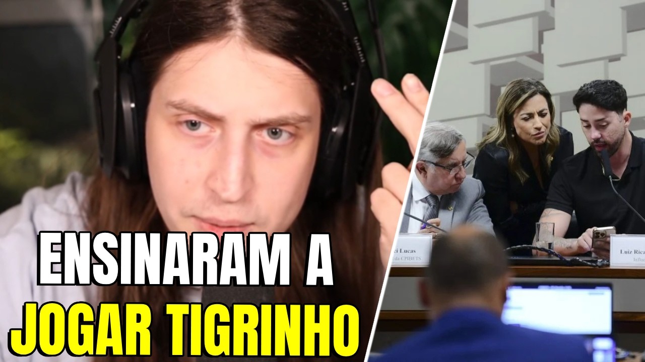 Felca REAGE Rico Melquíades na CPI DAS BETS