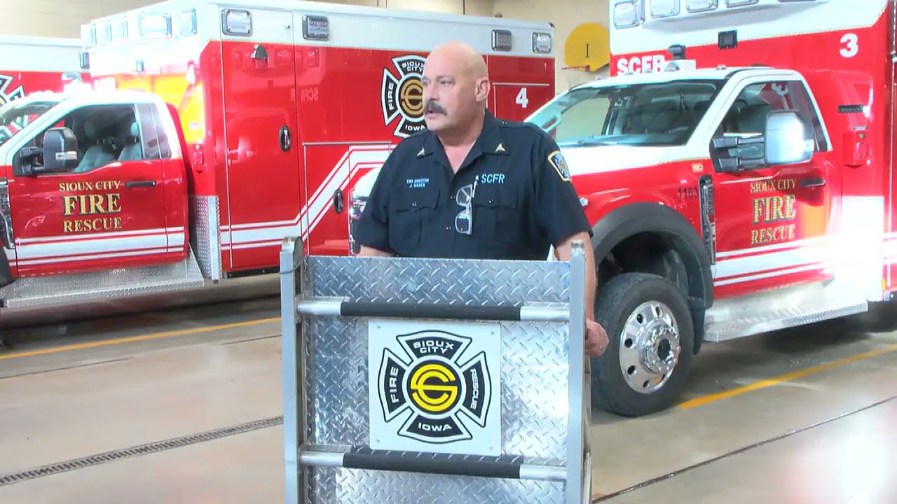Sioux City Fire Rescue unveils four new high tech ambulances, improving patient care and response