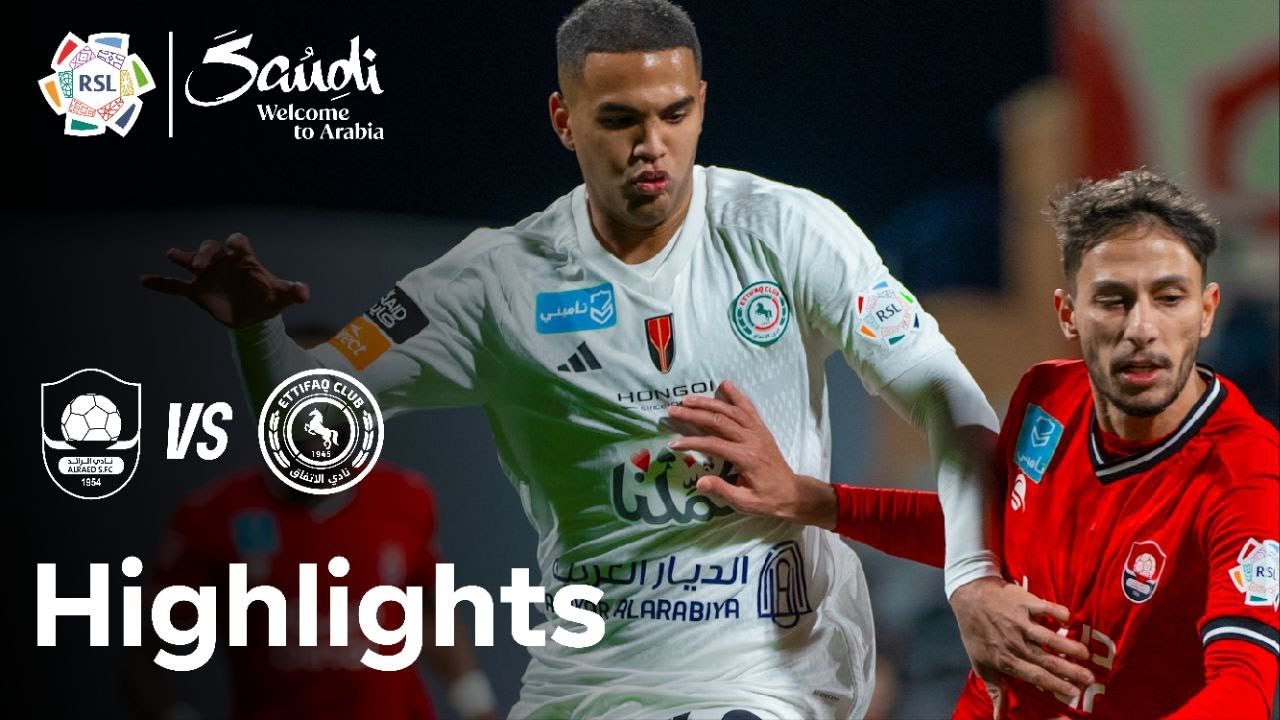 Ettifaq rescue a point deep into stoppage time against Al Raed Highlights presented by Visit Saudi