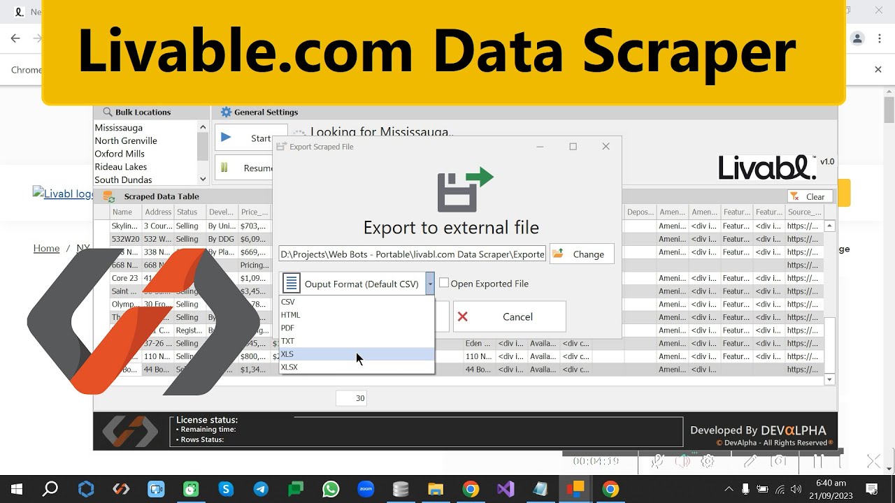 Livable.com Data Scraping Bot
