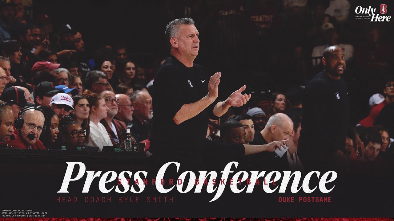 Stanford Men's Basketball: #6 Duke Postgame Press Conference (1/17/25)