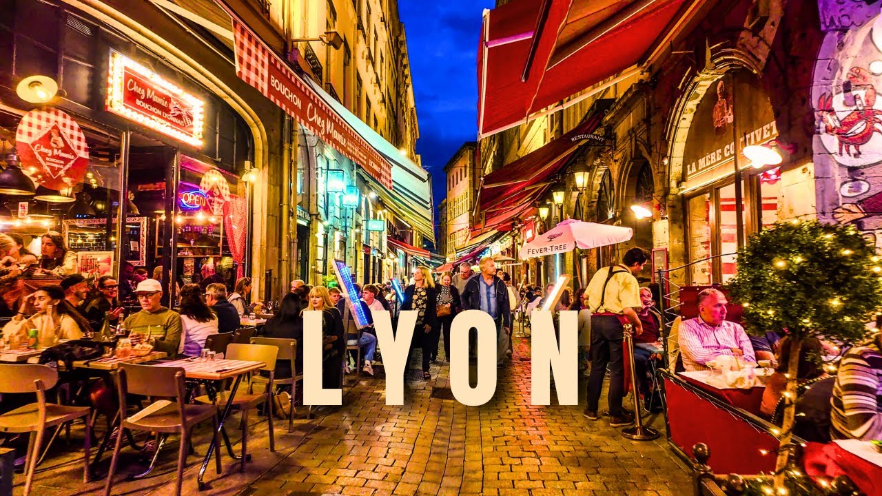Lyon, France 4K Walking Tour | The Capital of Gastronomy and French Architecture
