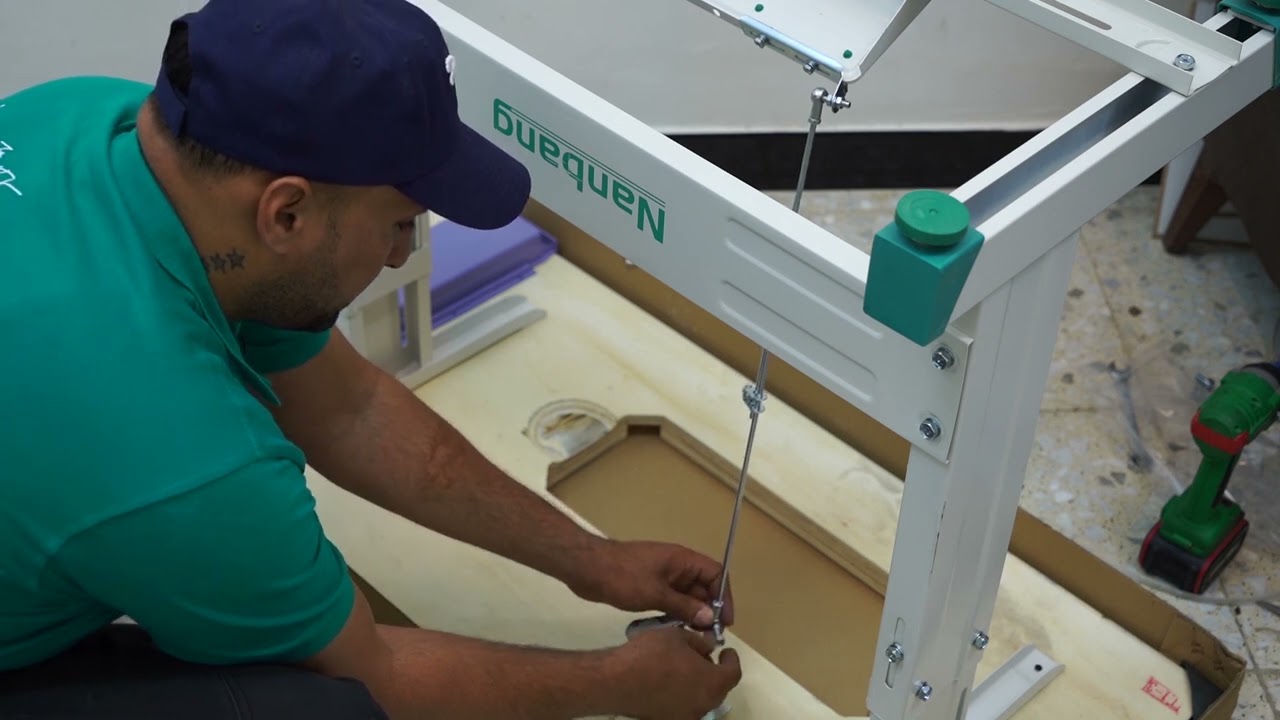 طريقة تركيب ميز ماكنة صناعيه
