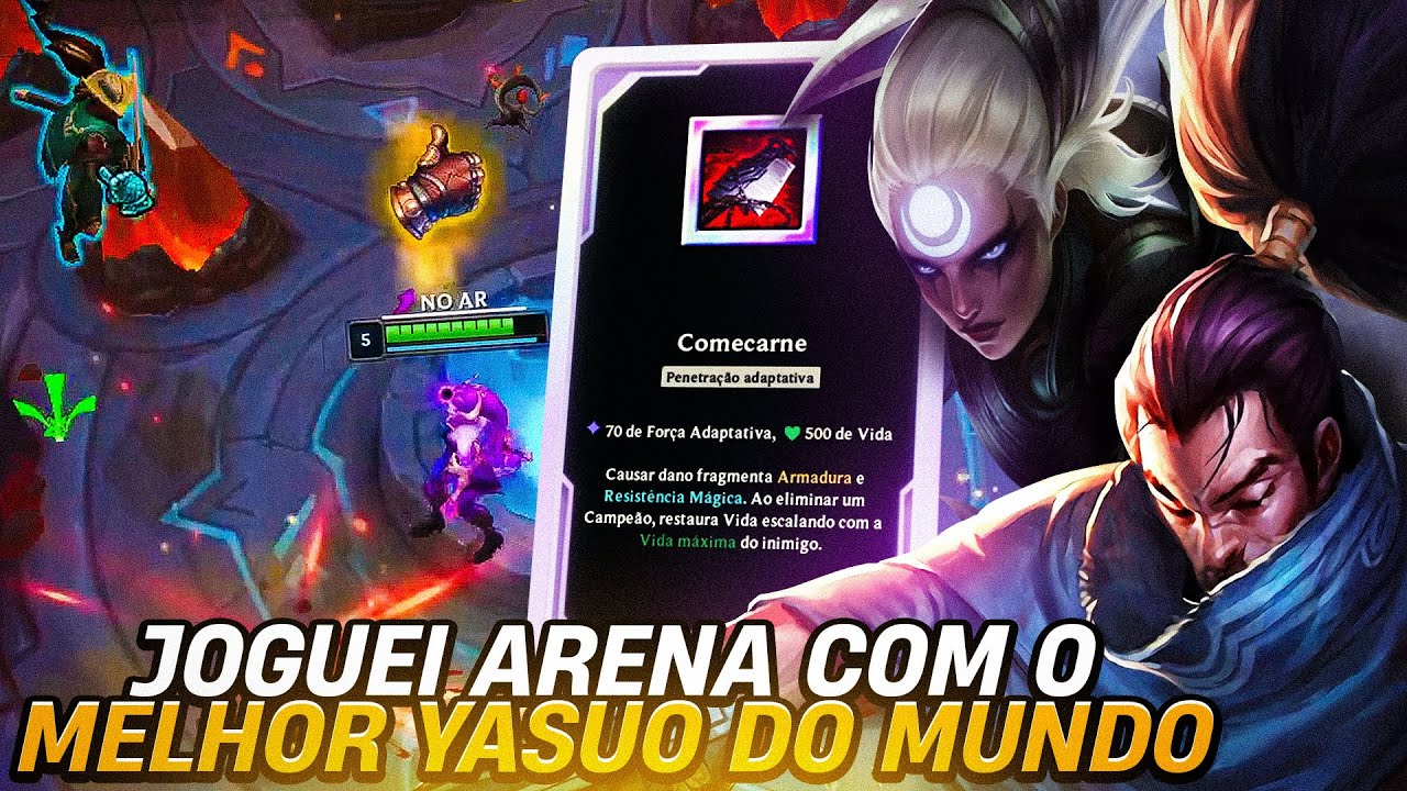 COMBEI DE DIANA COM O MELHOR YASUO DO MUNDO NA ARENA
