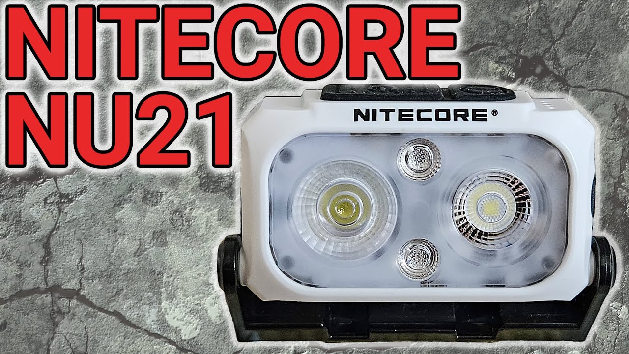 Nitecore NU21 review Ultra lightweight headlamp - Glow feature