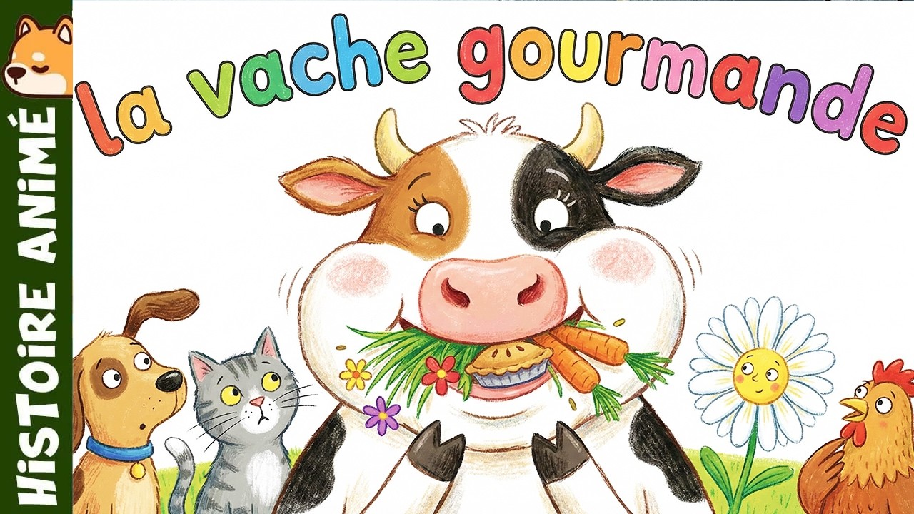 LA VACHE TROP GOURMANDE 🐮 | Histoire pour s'endormir | Conte pour enfant sur la Ma&icirc;trise de soi