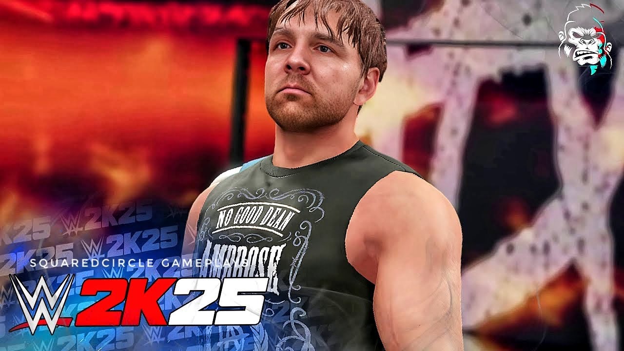 WWE 2K25 Дин Эмброуз с темой выхода и обновлённым набором графических эффектов | Новые обновления...