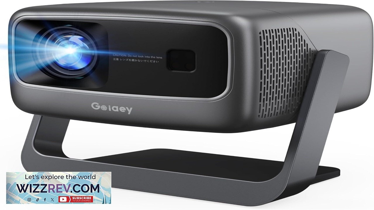 2500 ANSI Official Apps 360Stand 4K Projector with WiFi and Bluetooth Auto Focus