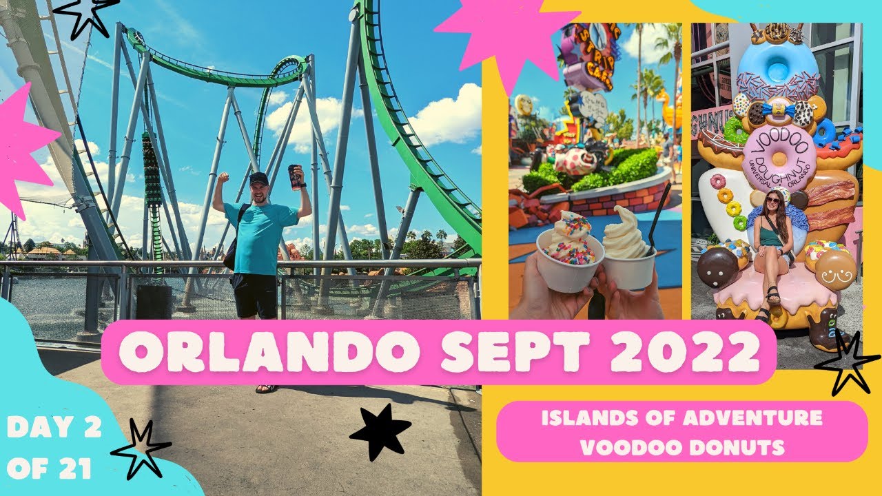 ISLANDS OF ADVENTURE VLOG 2022 | RIDING VELOCICOASTER FOR THE FIRST TIME | THREE BROOMSTICKS REVIEW