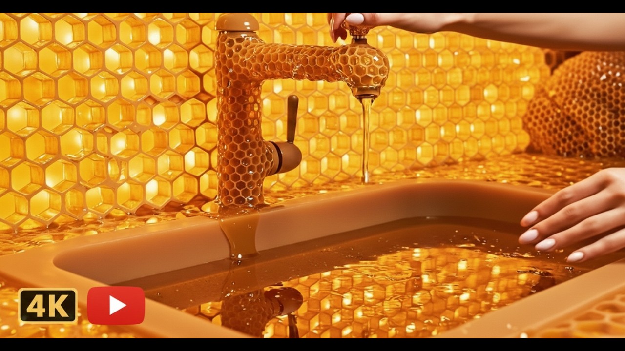 🍯 PURE HONEY FLOW! The Most Satisfying Video on Earth 4K Ultra HDR -STILLWAVE ASMR