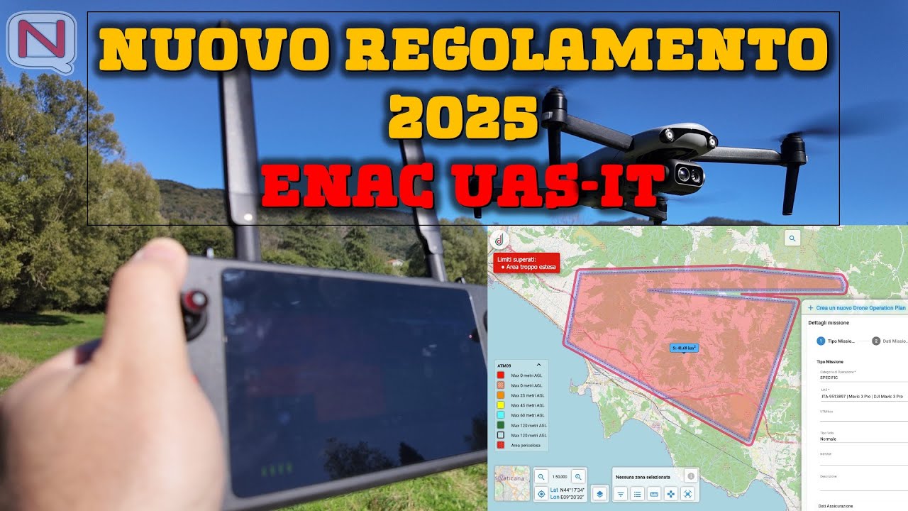 DRONI 2025: Nuovo Regolamento ENAC UAS-IT | Le Novità Fondamentali che DEVI Sapere