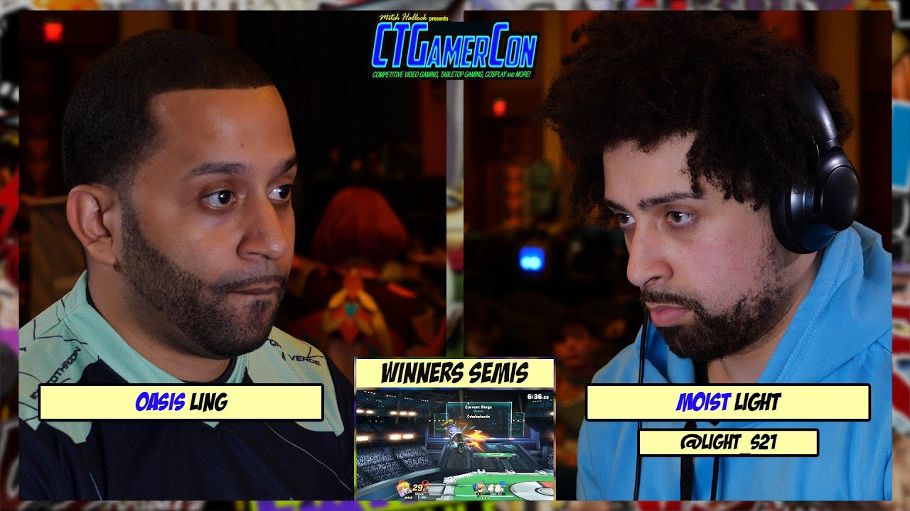 CT Gamercon Winners Semis - Ling (Peach) vs Light (Fox) - SSBU Ultimate Tournament