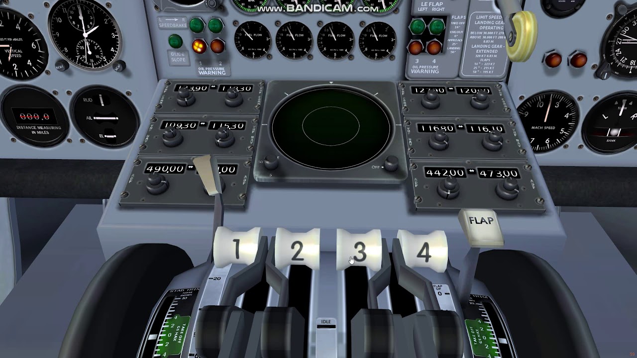 FlightGear 2018.3.1- Prepping a B707 For Departure(Cockpit Ops)