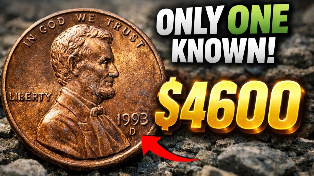 Rare 1993-D Lincoln Penny Could Be Worth Thousands! Don’t Miss This Coin!#coincollecting 