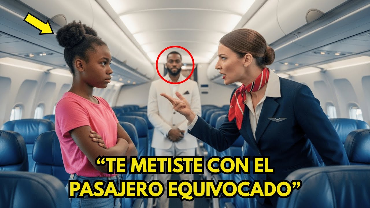 Azafata blanca abofeteó a niña negra — 5 minutos después, su padre CEO despide a todos al instante