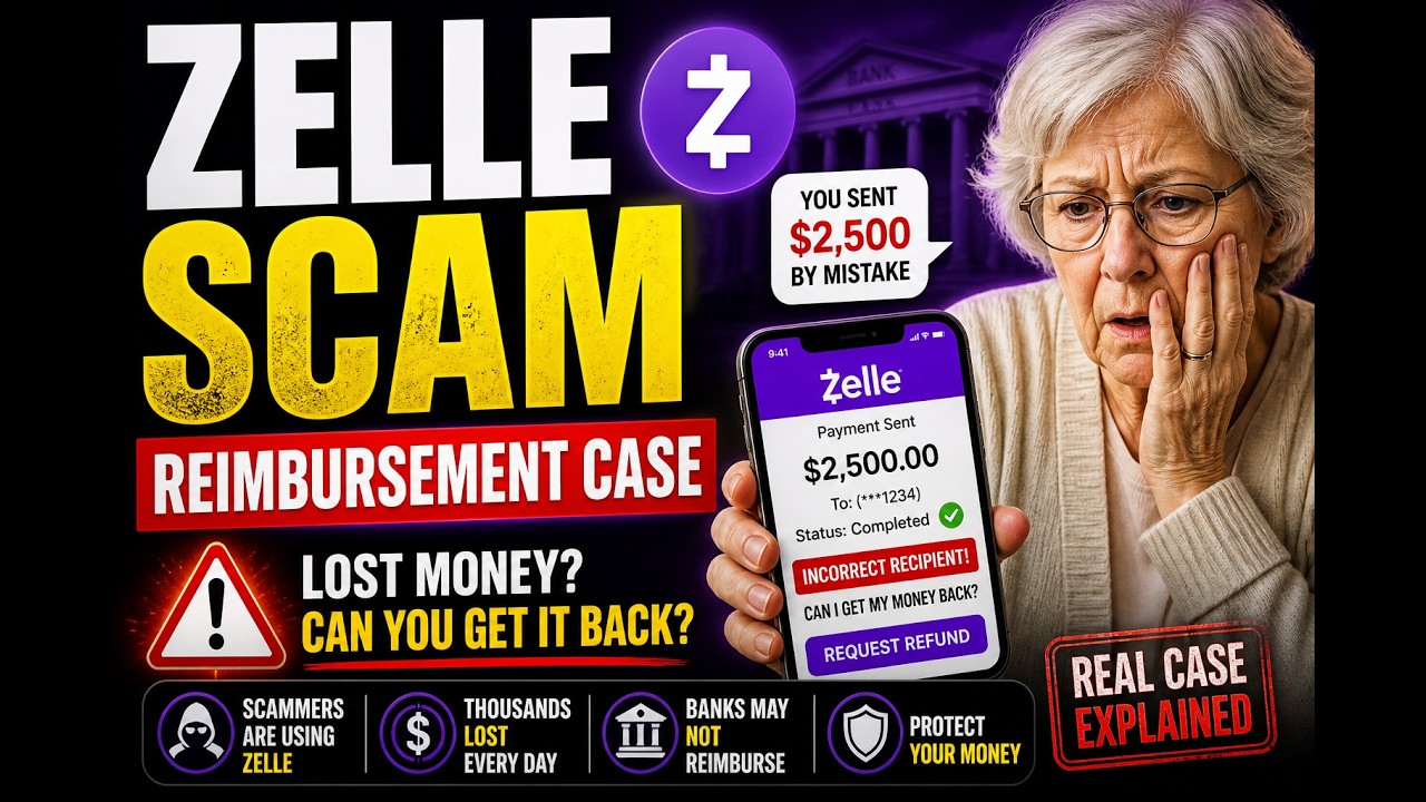 $2,500 Gone on Zelle 😳 Can the Bank Refund You?