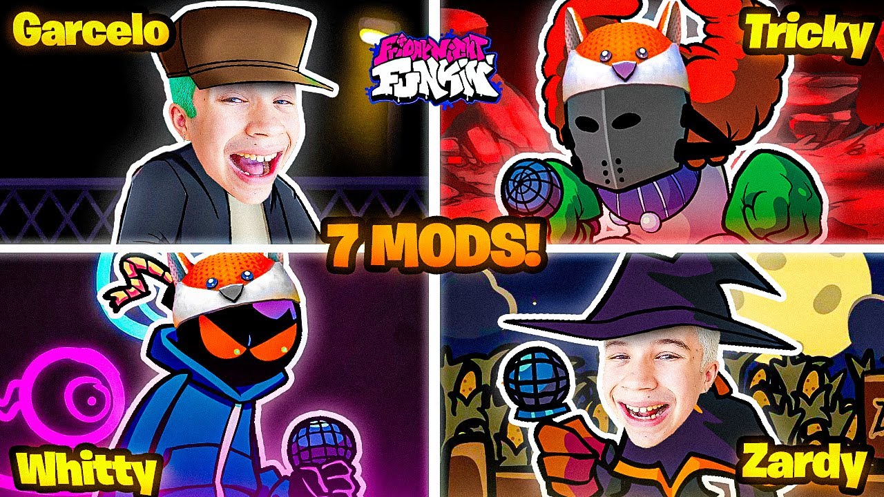 Voltei nos TOP 7 Mods mais Dificeis do Friday Night Funkin🎤