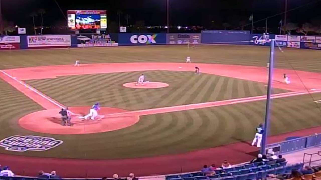 Dominic Smith doubles in a four-hit game for the 51s