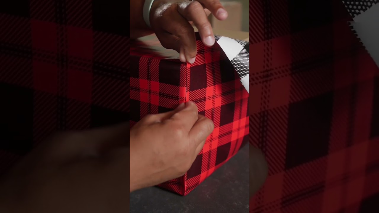 Why you should wrap gifts diagonally #shorts #holidays