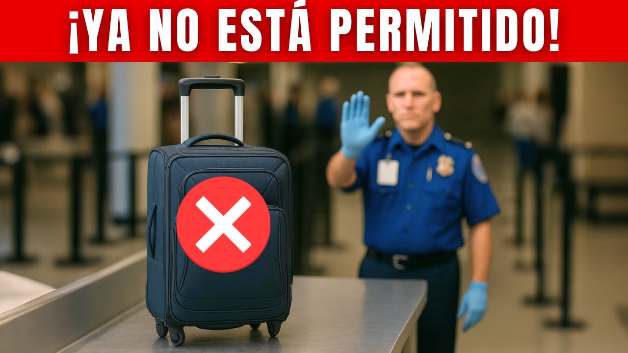 TSA rechazará ESTO en 2025! Reglas de equipaje de mano