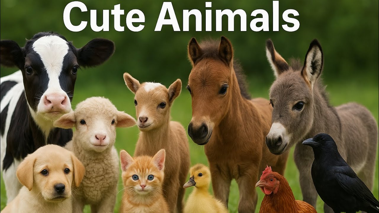 Cute Baby Animals Compilation 🐾🥺 | Calming & Adorable Farm Animals #viral