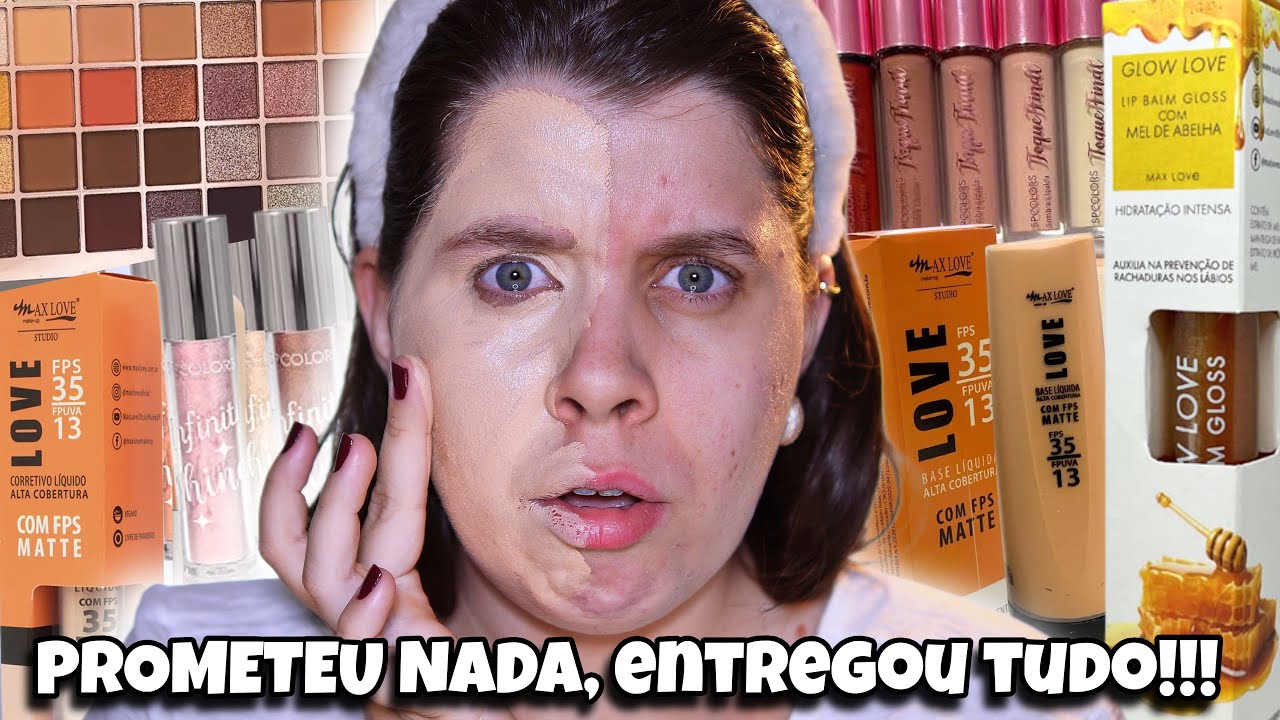 Testando makes BARATINHAS da 25 DE MAR&Ccedil;O, MAXLOVE, SP COLORS e Maisss #JehTodoDia05