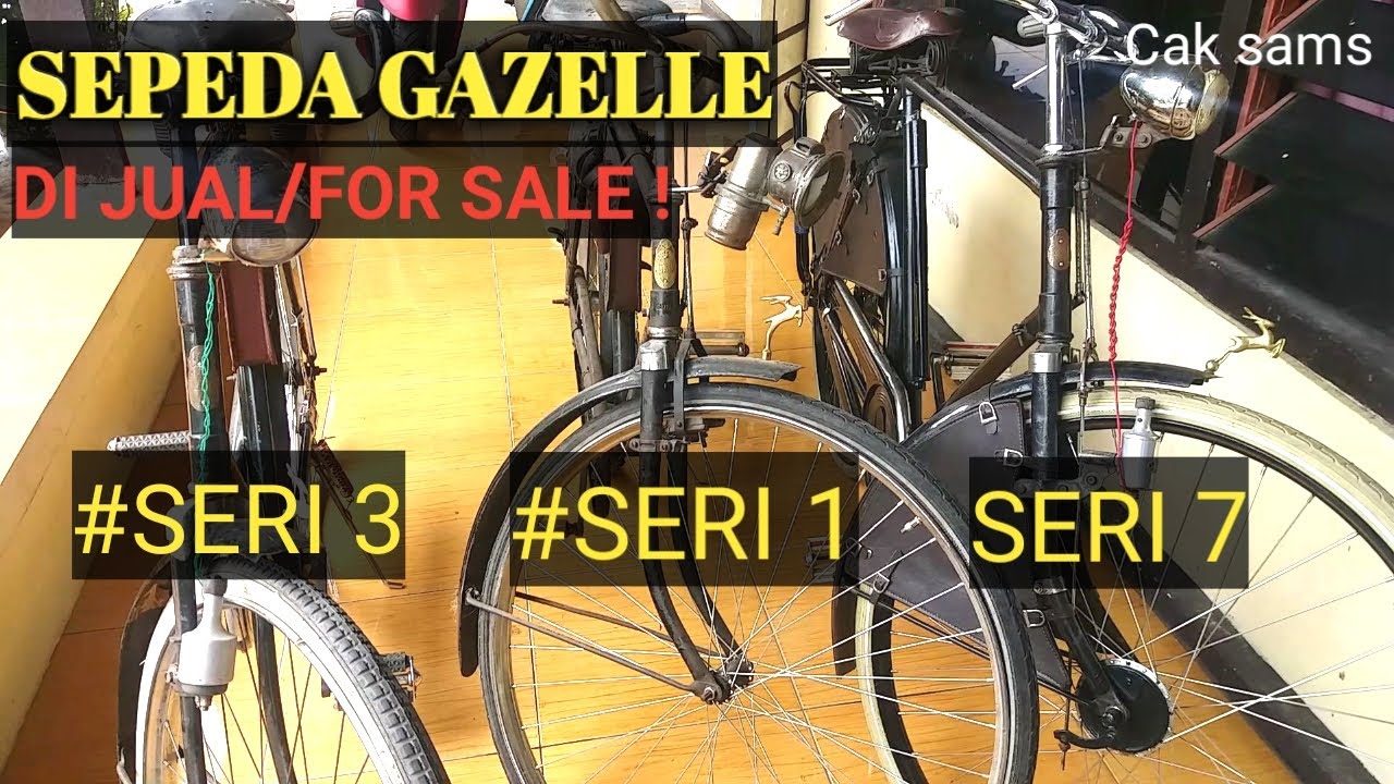 SEPEDA GAZELLE NOMER SERI 1.3 DAN 7,HEREN.DI JUAL !!!