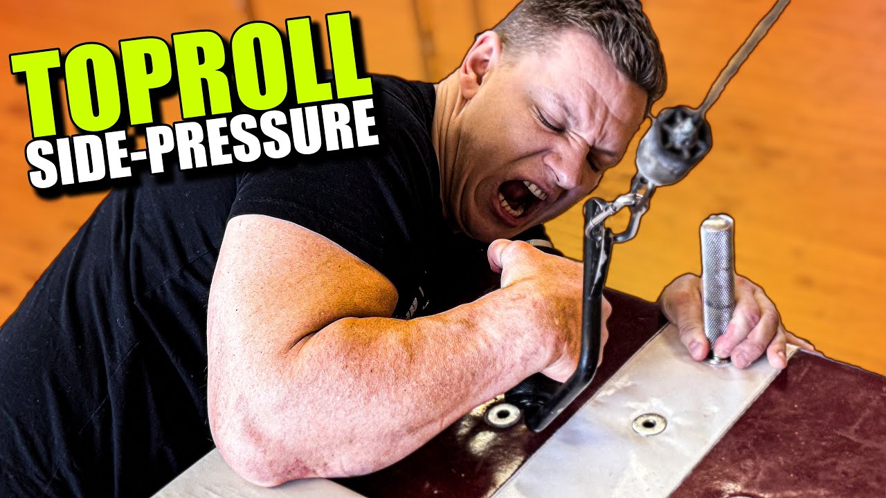 Cable Side Pressure from FRONT - Armwrestling Training