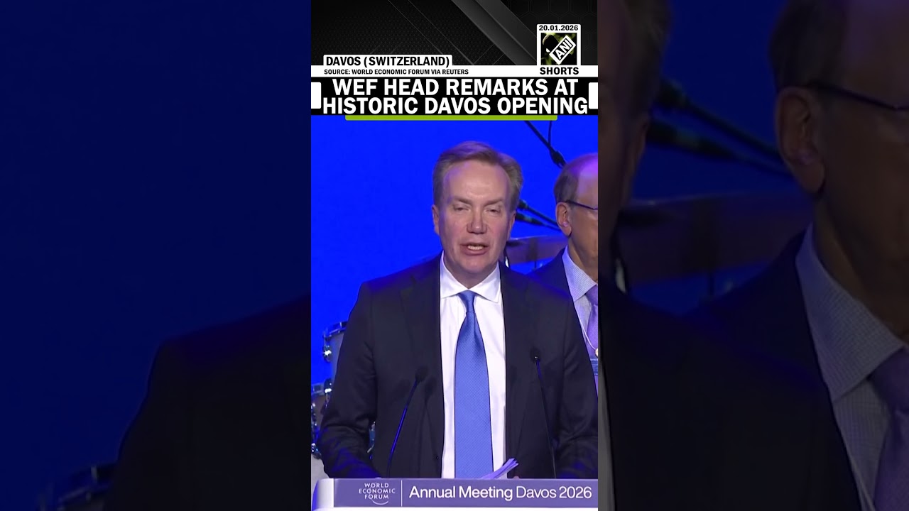 WEF head hails 'historic moment' at opening ceremony in Davos