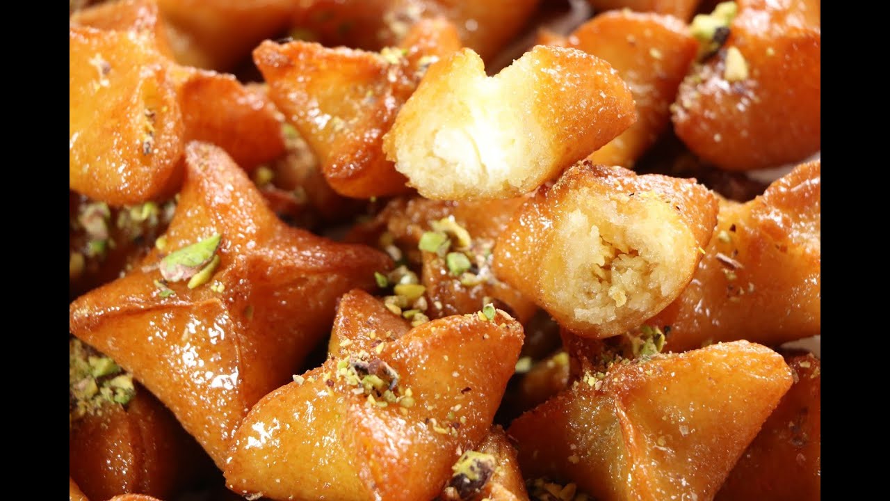 حلى النجمة بالسميد حلويات سهلة وسريعة بدون فرن